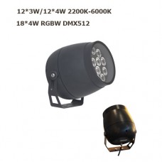 36W 48W AC220V/DC24V 2200K-6000K,  72W DC24V RGBW DMX512 CREE LED Strahler 